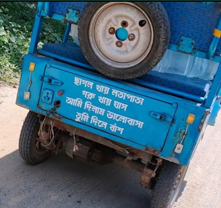ছাগল খায় লতাপাতা গরু খায় ঘাস আমি দিলাম ভালোবাসা তুমি দিলে বাঁশ